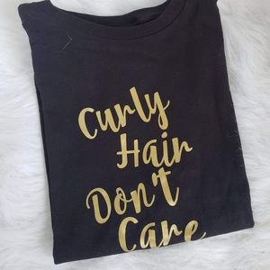 Girls Youth Small Custom Shirt curly hair